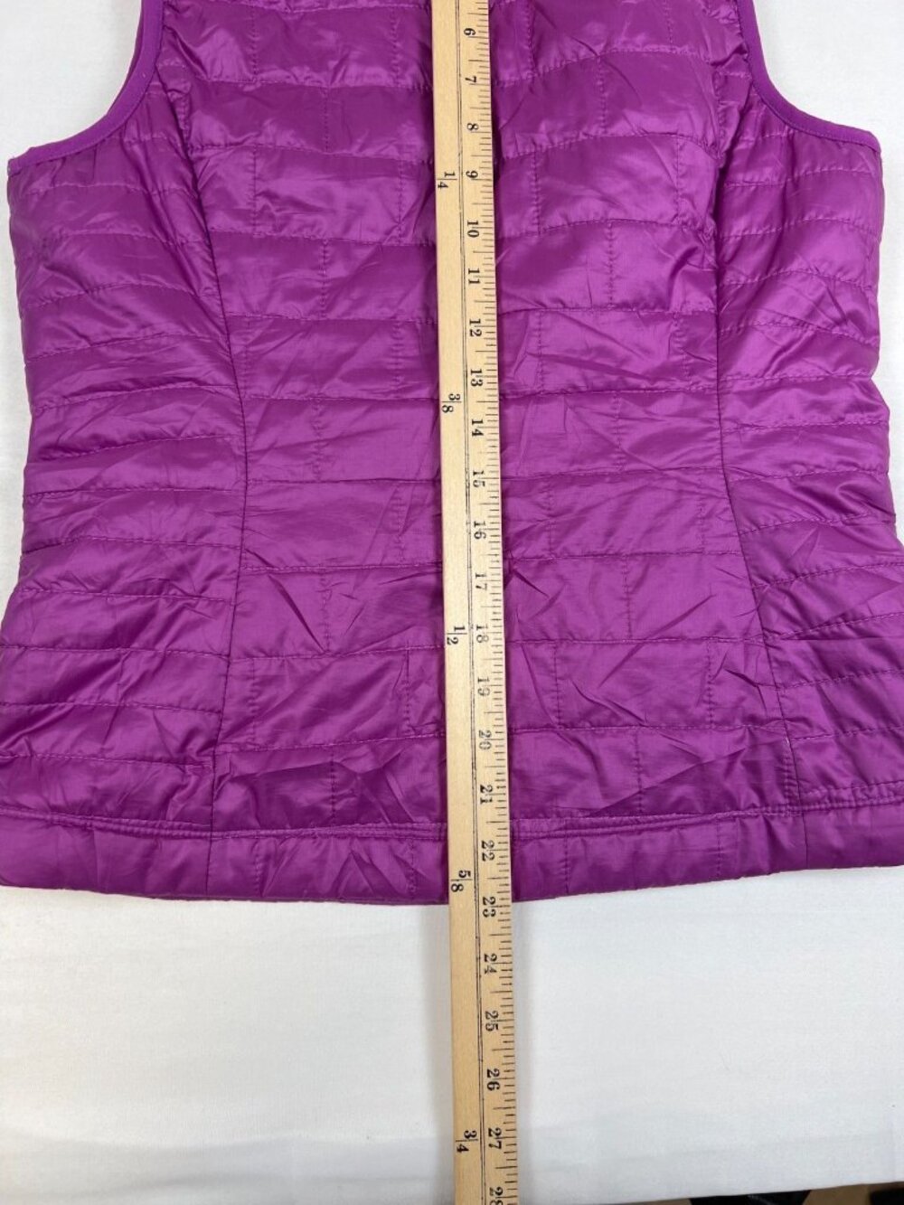 Patagonia Women S Nano Puff Vest Magenta Purple PrimaLoft Insulated 84247 SP16 - Picture 6 of 7